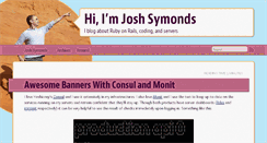 Desktop Screenshot of joshsymonds.com