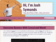 Tablet Screenshot of joshsymonds.com